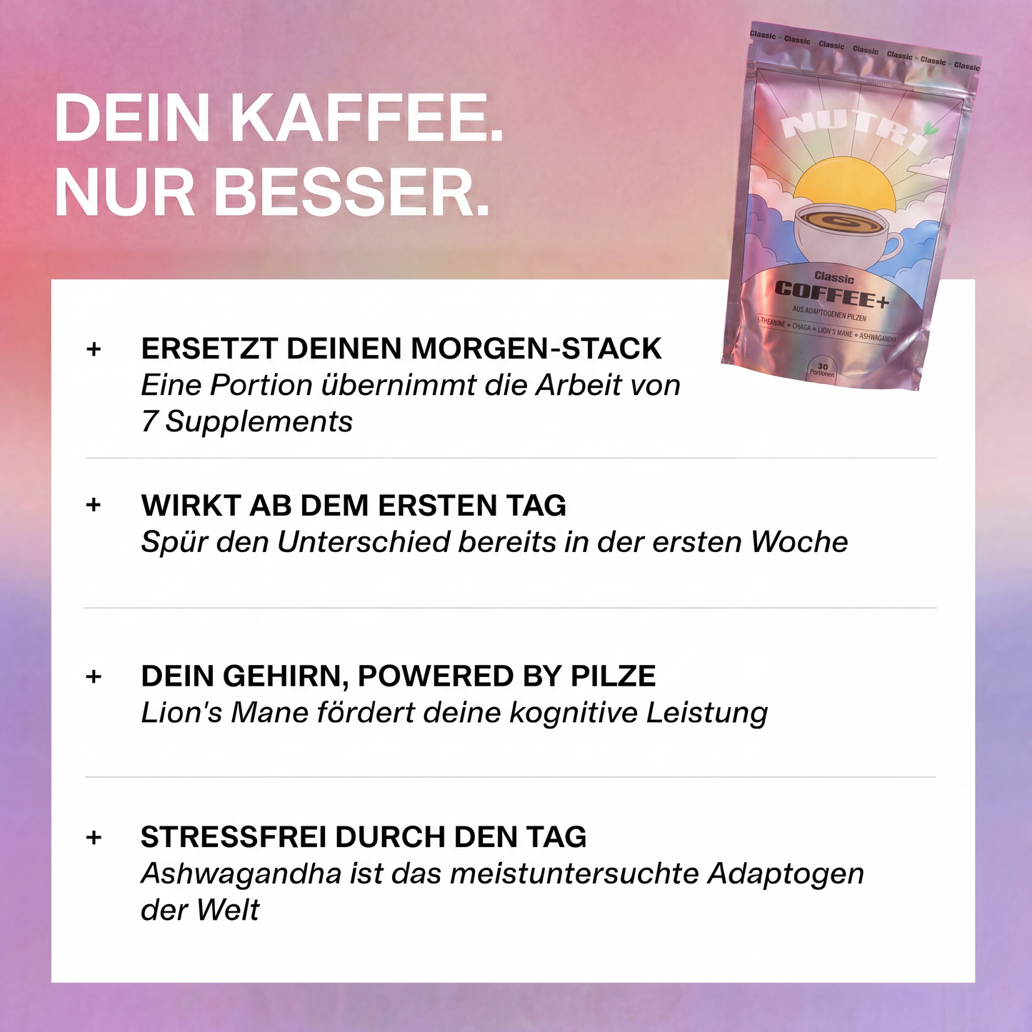 🎉 LIMITIERTES ANGEBOT 🎁 BIS ZU -55% RABATT + 3 GESCHENKE