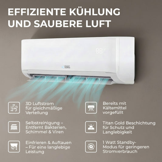 Duo-Multisplit Klimaanlage Montage2 teste menge